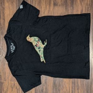 Staple Tee w/ Camoflage Bird Design